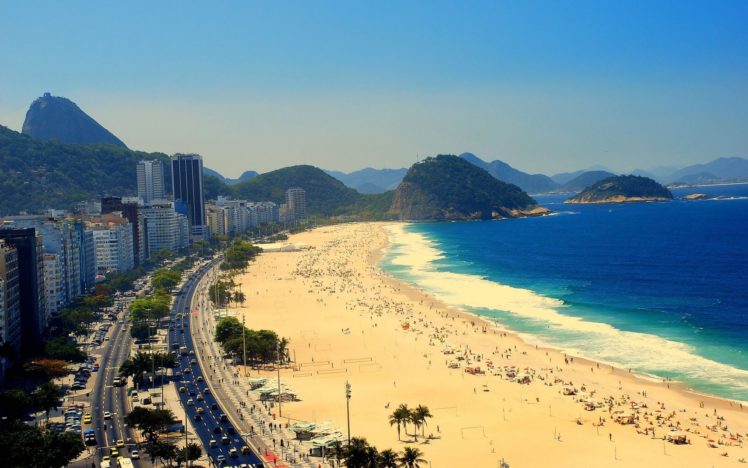 copacabana, Rio, De, Janeiro HD Wallpaper Desktop Background