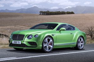 2016, Bentley, Continental, Cars, Green, Summer, Landscape, Road, Nature, Speed, Motors