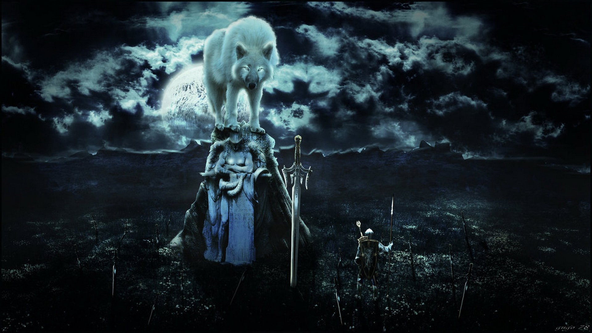 Dark Souls Wolf Fantasy Wallpapers Hd Desktop And Mobile Backgrounds