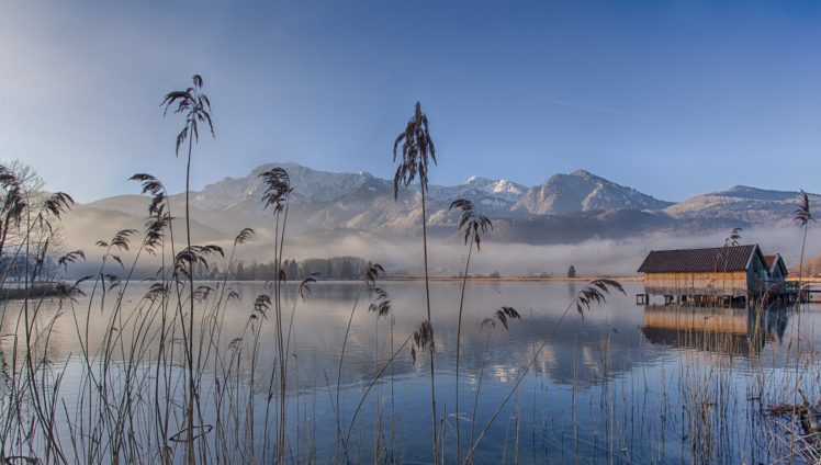 germany, Lake, Lake, Eichsee, Bavaria HD Wallpaper Desktop Background