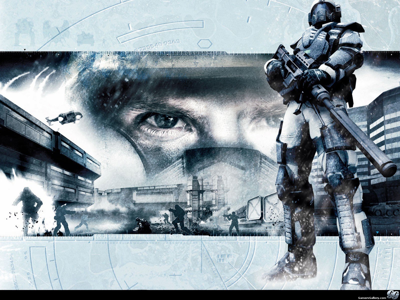 battlefield, 2142, Fps, Shooter, Sci fi, Online, Futuristic, Bf2142, Fighting, Mecha, Warrior, War Wallpaper