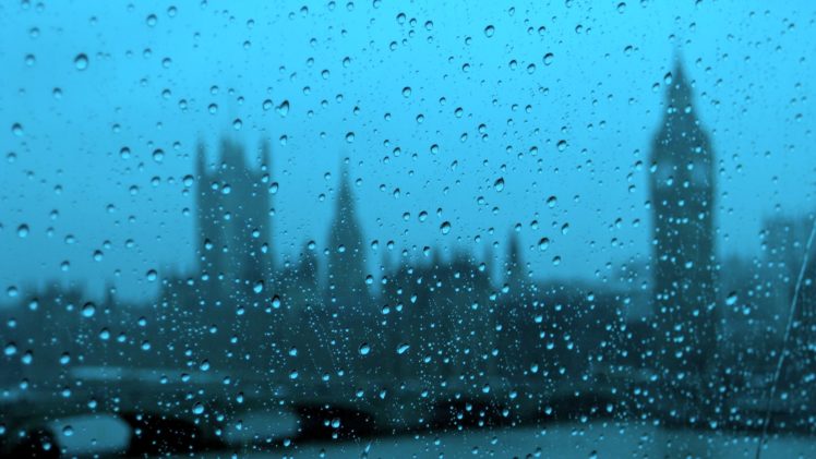 cloudy, Uk, Drops, Glass, Rain, Windows, London, Europ HD Wallpaper Desktop Background