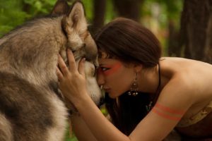 women, Warrios,  , Native, Americans, Friendship, Wolves, Women