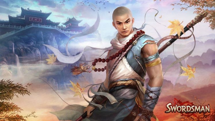 swordsman, Online, Fantasy, Mmo, Rpg, Action, Fighting, Martial, Kung, 1sworo, Wuxia, Hero, Heroes, Warrior, Samurai, Asian, Poster HD Wallpaper Desktop Background