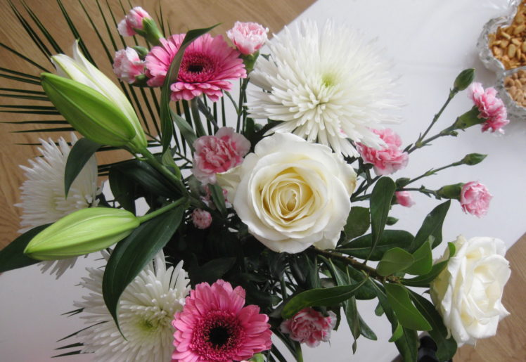 bouquets, Roses, Gerberas, Asters, Flowers HD Wallpaper Desktop Background