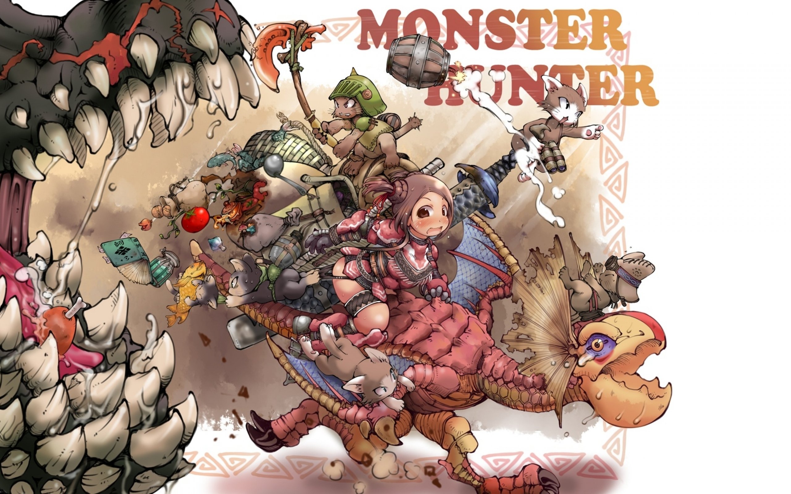 monster hunter girls wallpaper