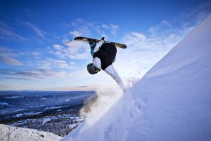 extreme, Snow, Snowboarding, Sports, Winter, Landscapes, Man, Mountains, Sky