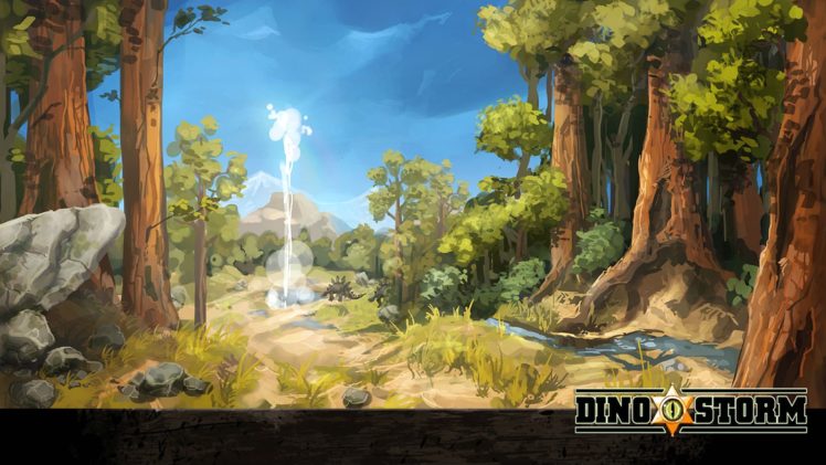 dino, Storm, Dinosaur, Fantasy, Mmo, Online, Monster, Creature, 1dinos, Action, Adventure, Cowboty, Western, Shooter, Poster HD Wallpaper Desktop Background