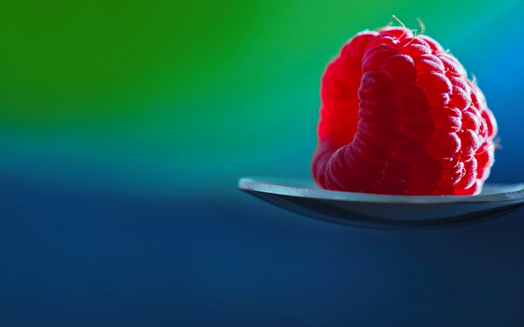 raspberry, Close, Red, Spoon, Macro Wallpaper