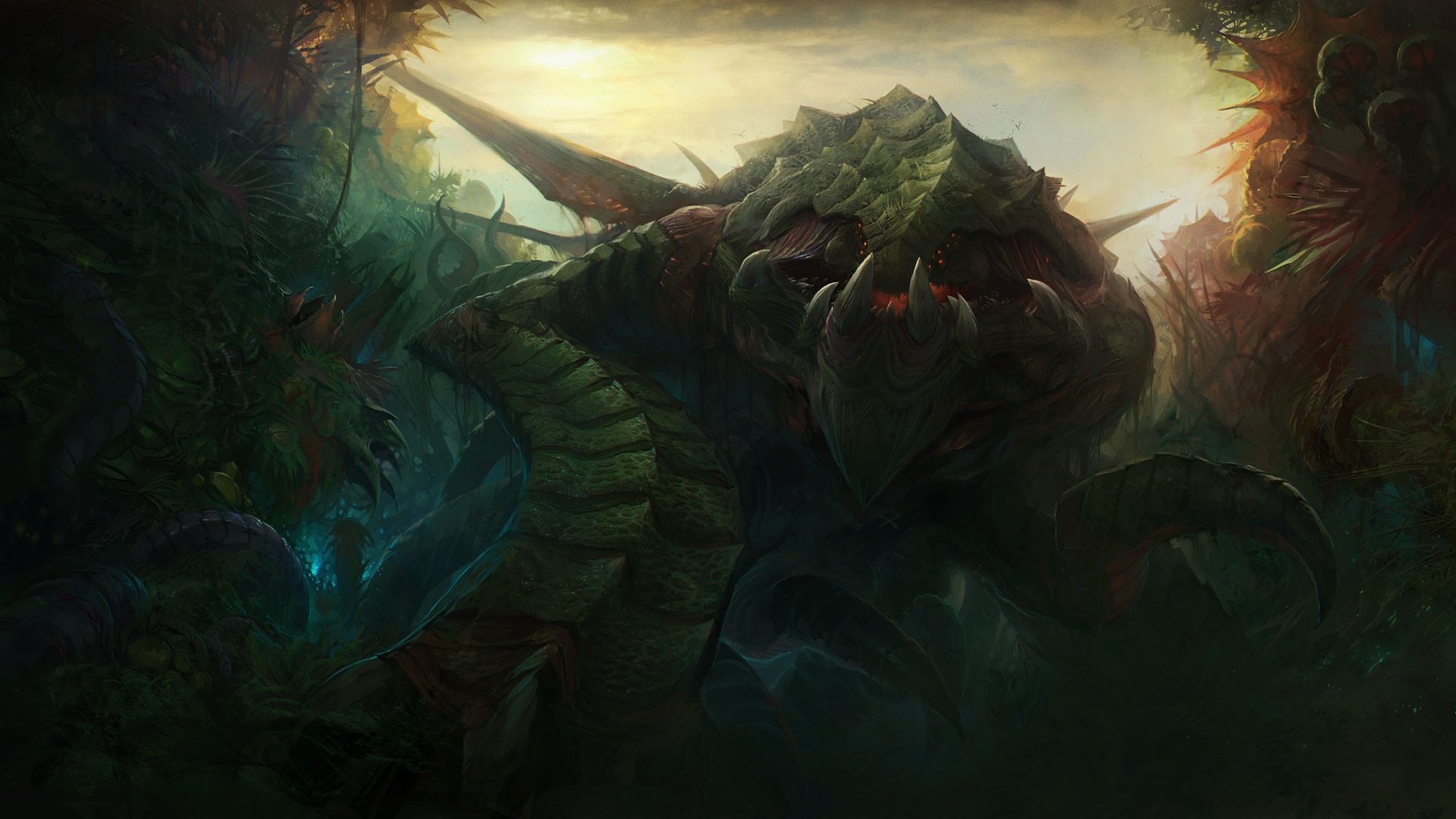 starcraft, Monster, Drawing, Fantasy Wallpaper