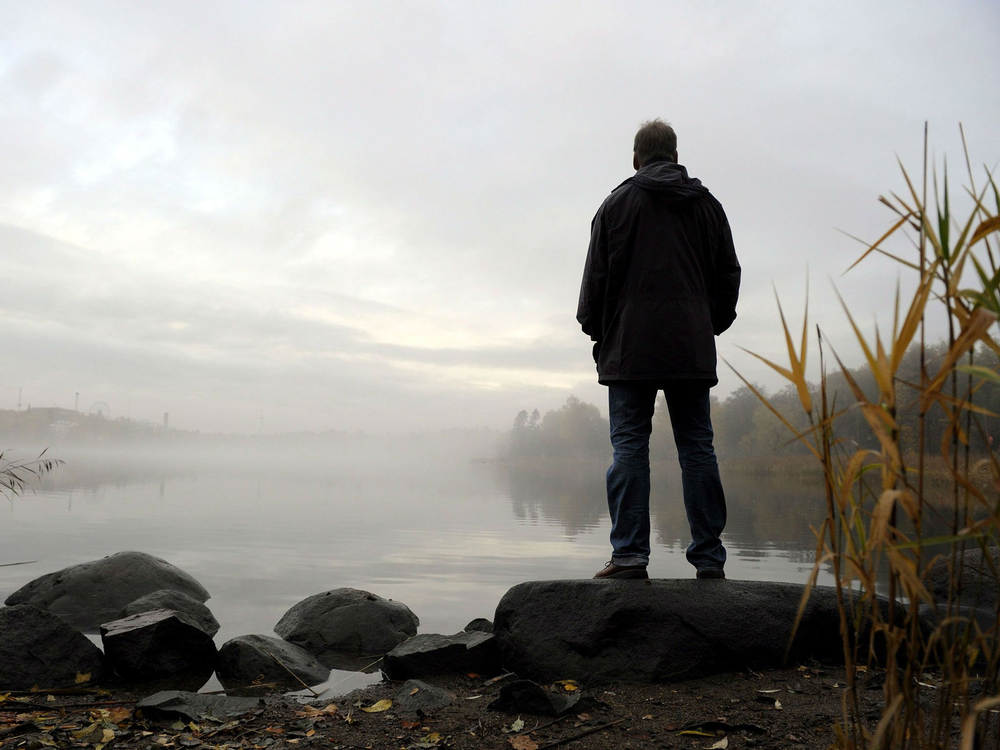 lonely, Mood, Sad, Alone, Sadness, Emotion, People, Loneliness, Solitude, Lake Wallpaper