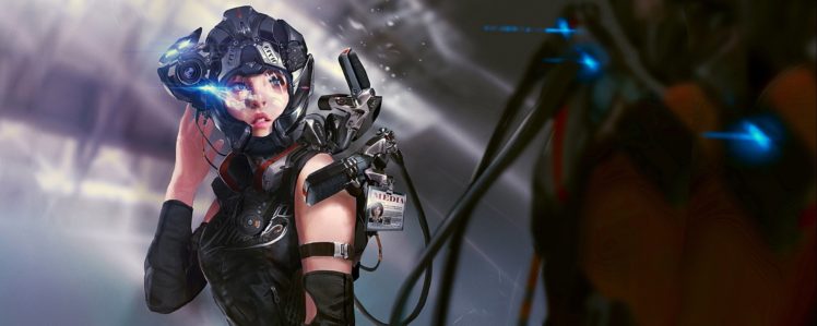 sci fu, Futuristic, Woman, Woman, Girl, Girls, Warrior, Art, Artwork HD Wallpaper Desktop Background