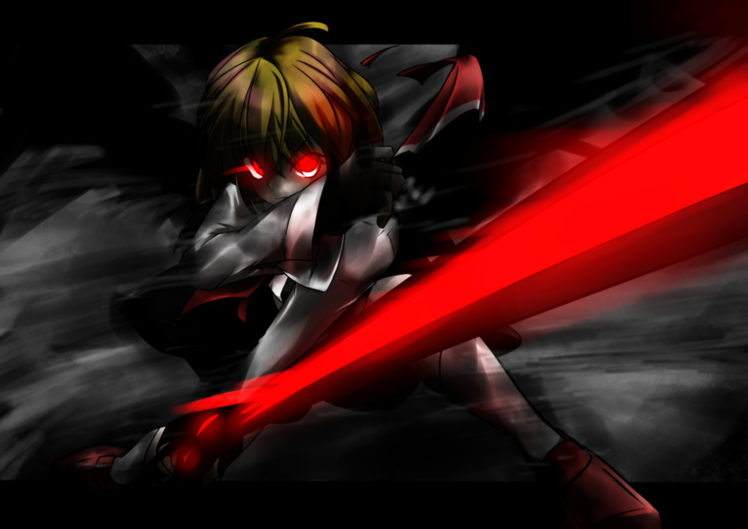 rumia, Red, Eyes, Rumia, Sword, Touhou, Tyourou, God, Weapon HD Wallpaper Desktop Background