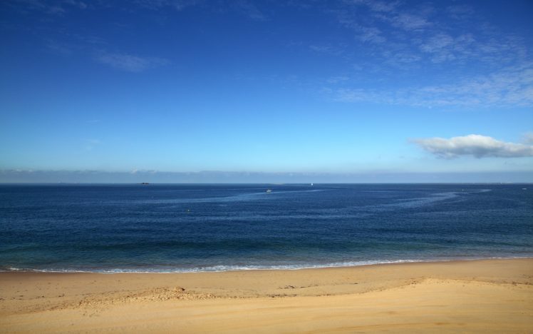 sea, Beach, Sky HD Wallpaper Desktop Background