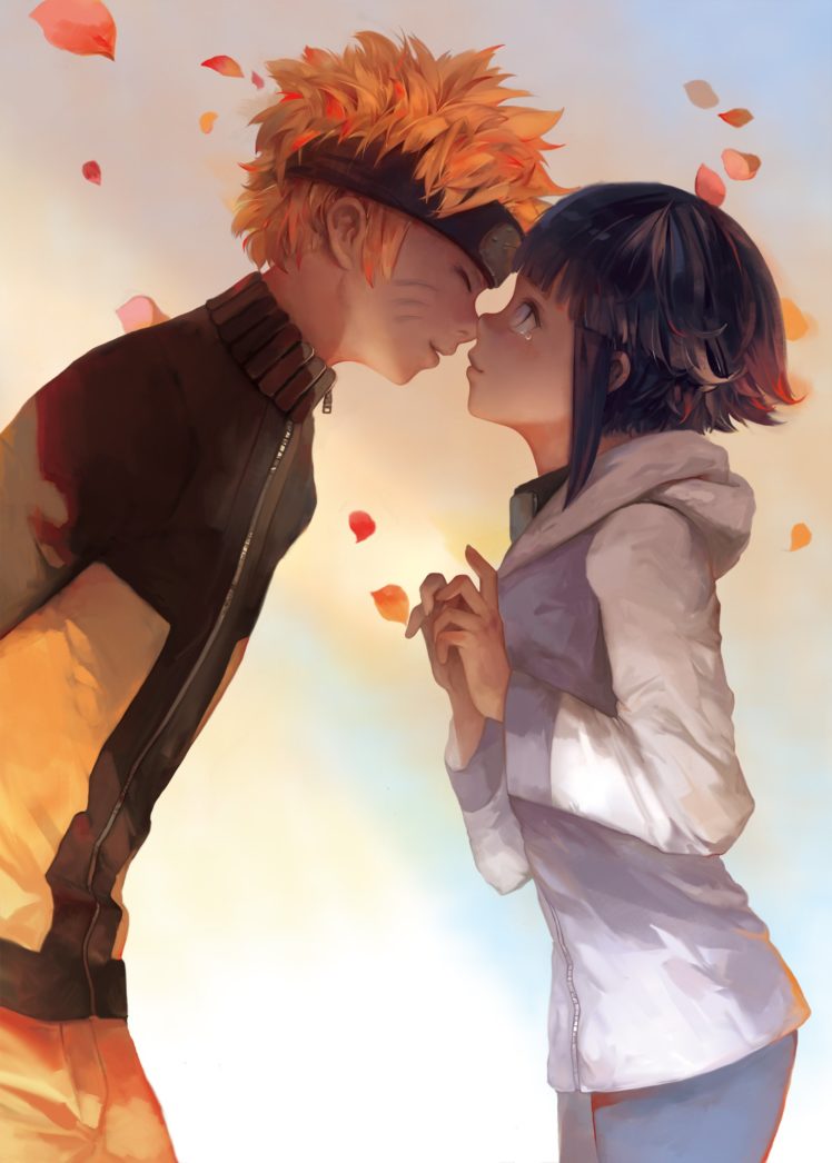 anime, Series, Naruto, Couple, Short, Hair, Love, Kiss HD Wallpaper Desktop Background