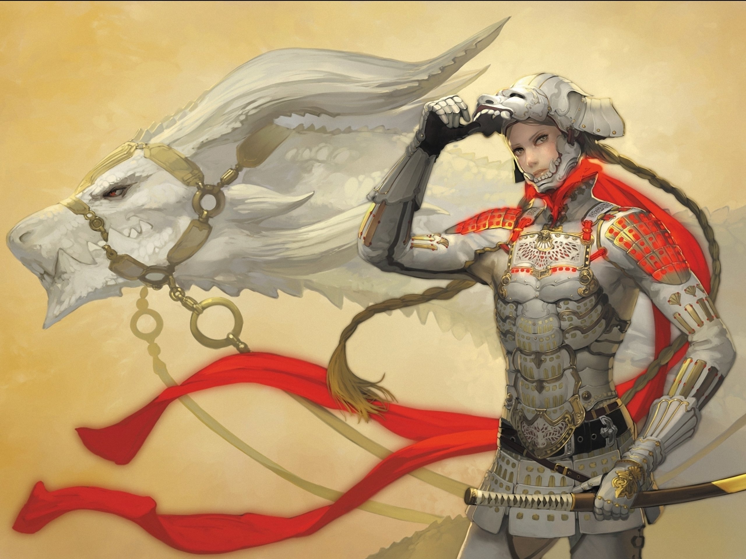 samurai, Warrior, Fantasy, Art, Artwork, Asian Wallpaper