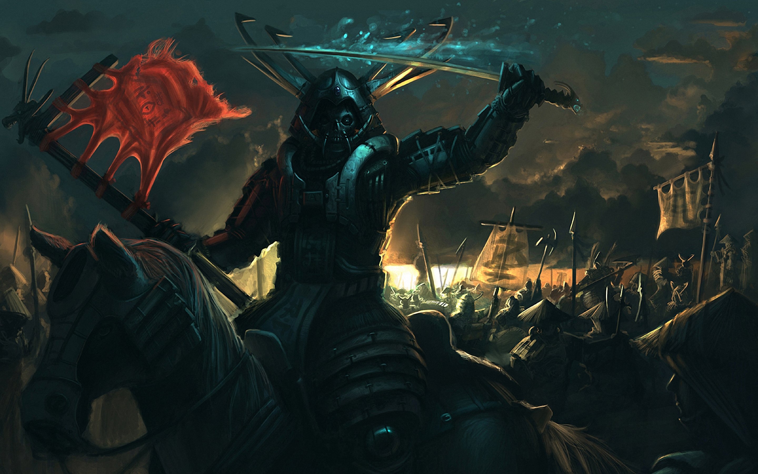 samurai, Warrior, Fantasy, Art, Artwork, Asian Wallpaper