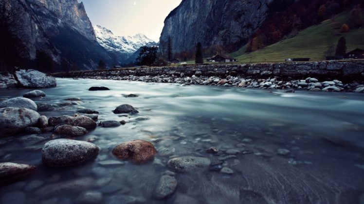 the, Lauterbrunne, Switzerland, River HD Wallpaper Desktop Background
