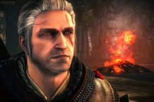 the, Witcher, 2, Assassins, Of, Kings, Geralt, Scar, The, White, Wolf, Gwynbleidd, Fire