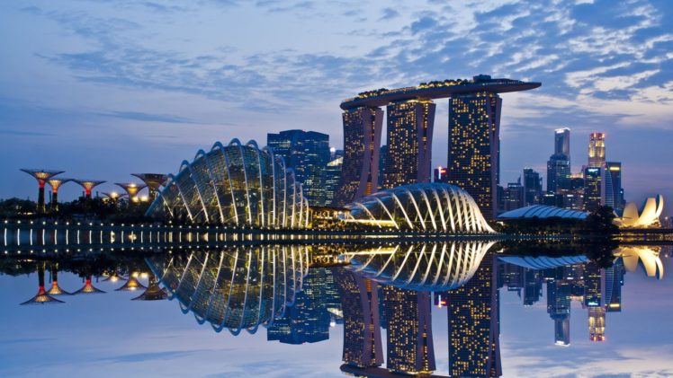 singapore cities clouds garden landscapes HD Wallpaper Desktop Background