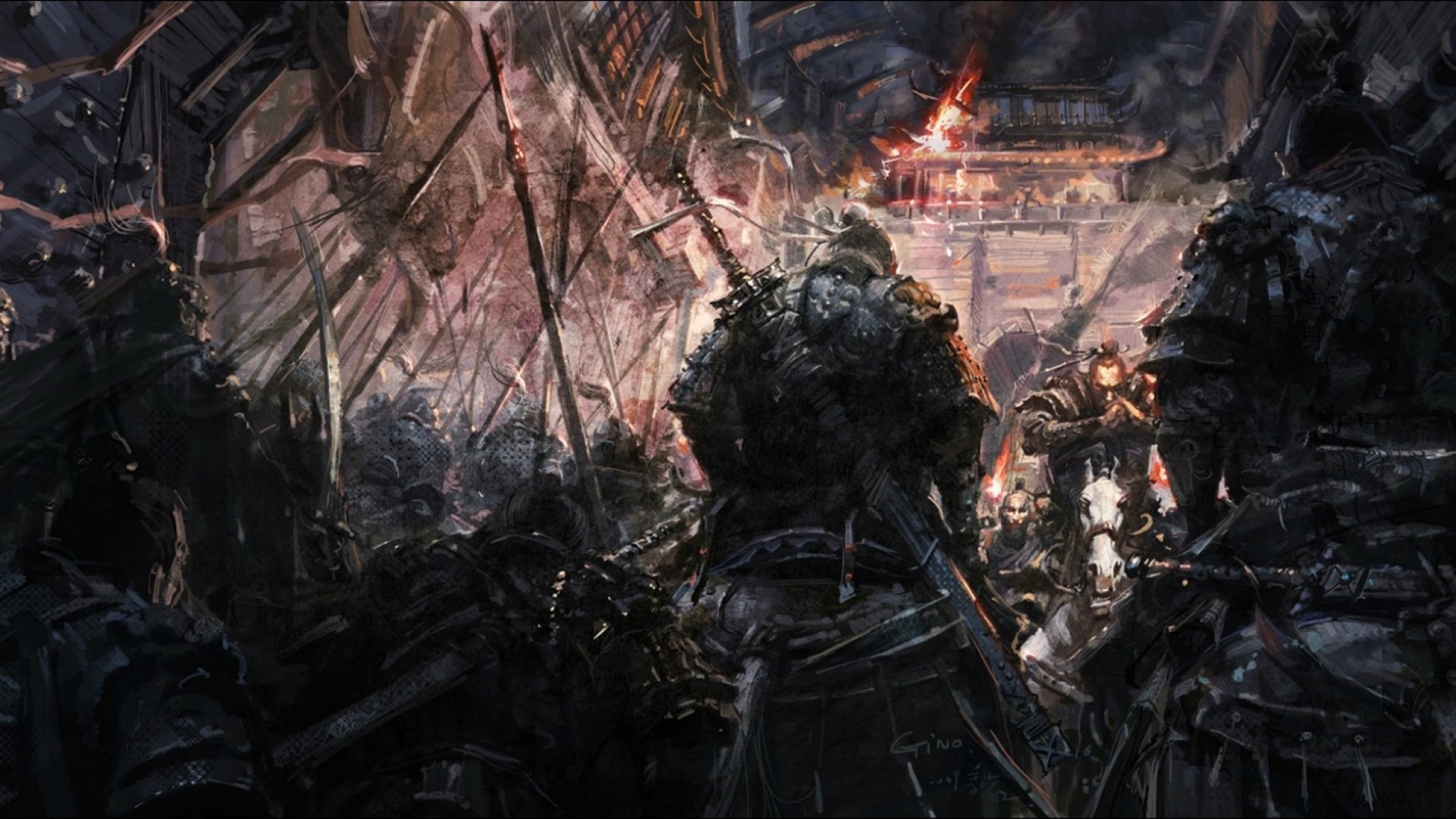 fantasy, Battle, Fighting, Warrior, Action, Art, Artwork Wallpaper