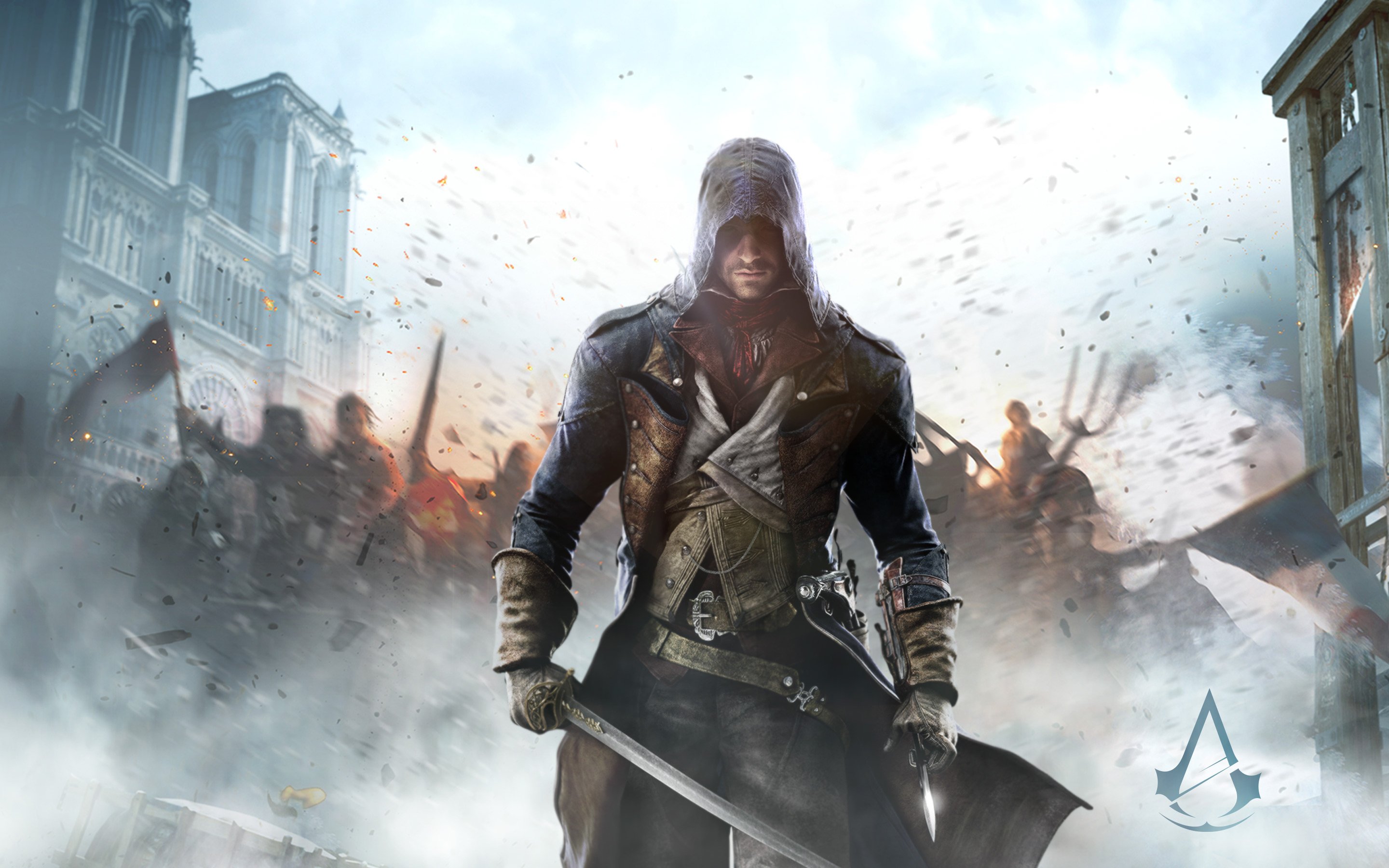 assassins, Creed, Unity, Fantasy, Action, Adventure, Fighting, Warrior Wallpaper