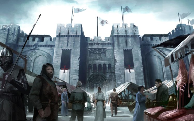assassinand039s, Creed, Castle, Fantasy HD Wallpaper Desktop Background