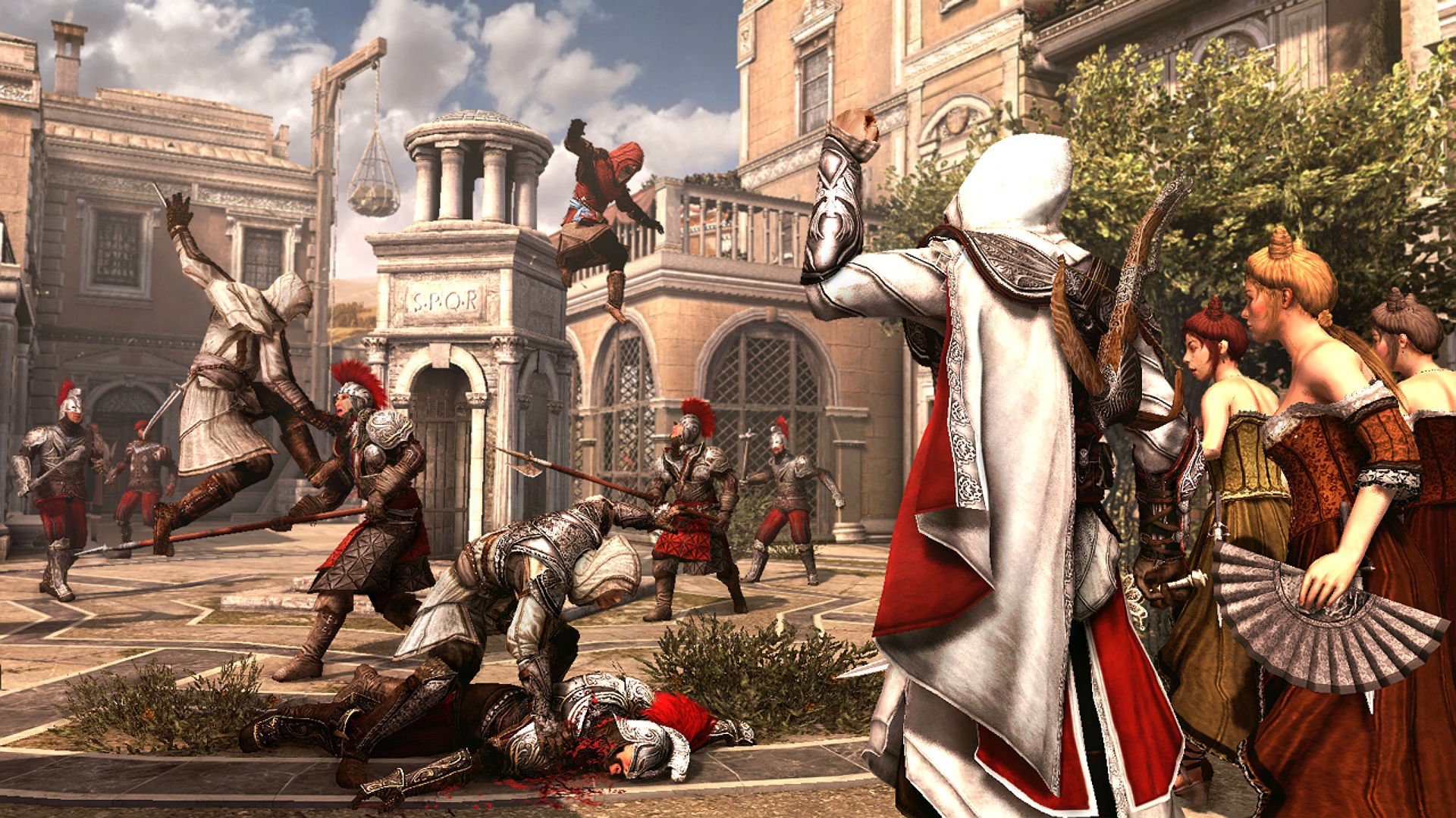 assassins, Creed, Brotherhood, Action, Adventure, Fantasy, Fighting, Warrior, Stealth Wallpaper