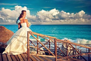 wedding, Sea, Couple, Happy, Love, Dress