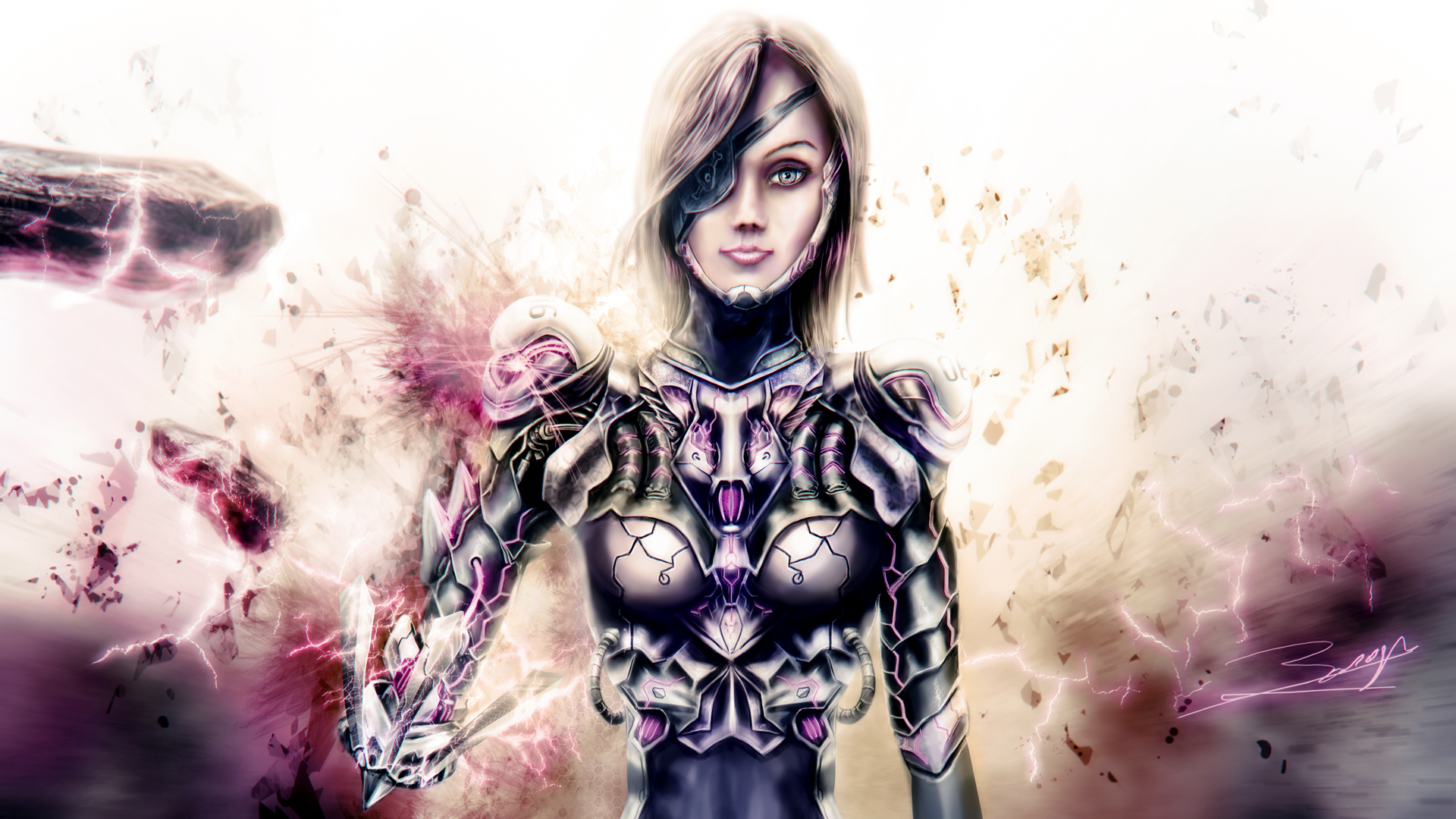 technics, Robot, Fantasy, Girls Wallpaper