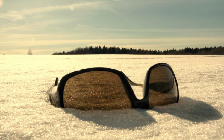 winter, Snow, Spectacles, Glasses, Bokeh HD Wallpaper Desktop Background