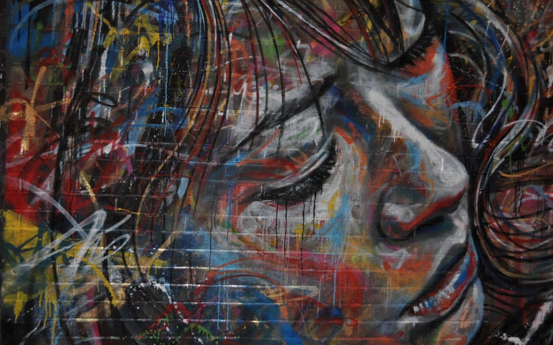 artistic, Art, Artwork, Women, Female, Girl, Girls, Woman, Graffiti Wallpaper