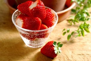 strawberry, Cup