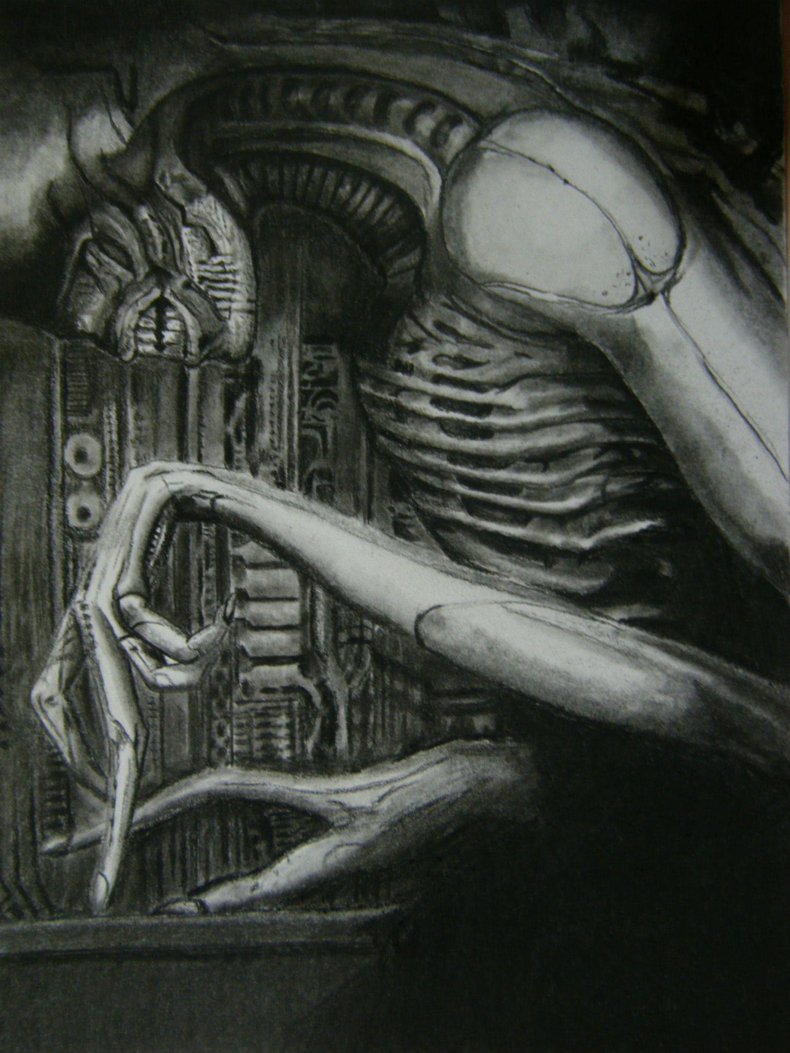 h, R, Giger, Art, Artwork, Dark, Evil, Artistic, Horror, Fantasy, Sci