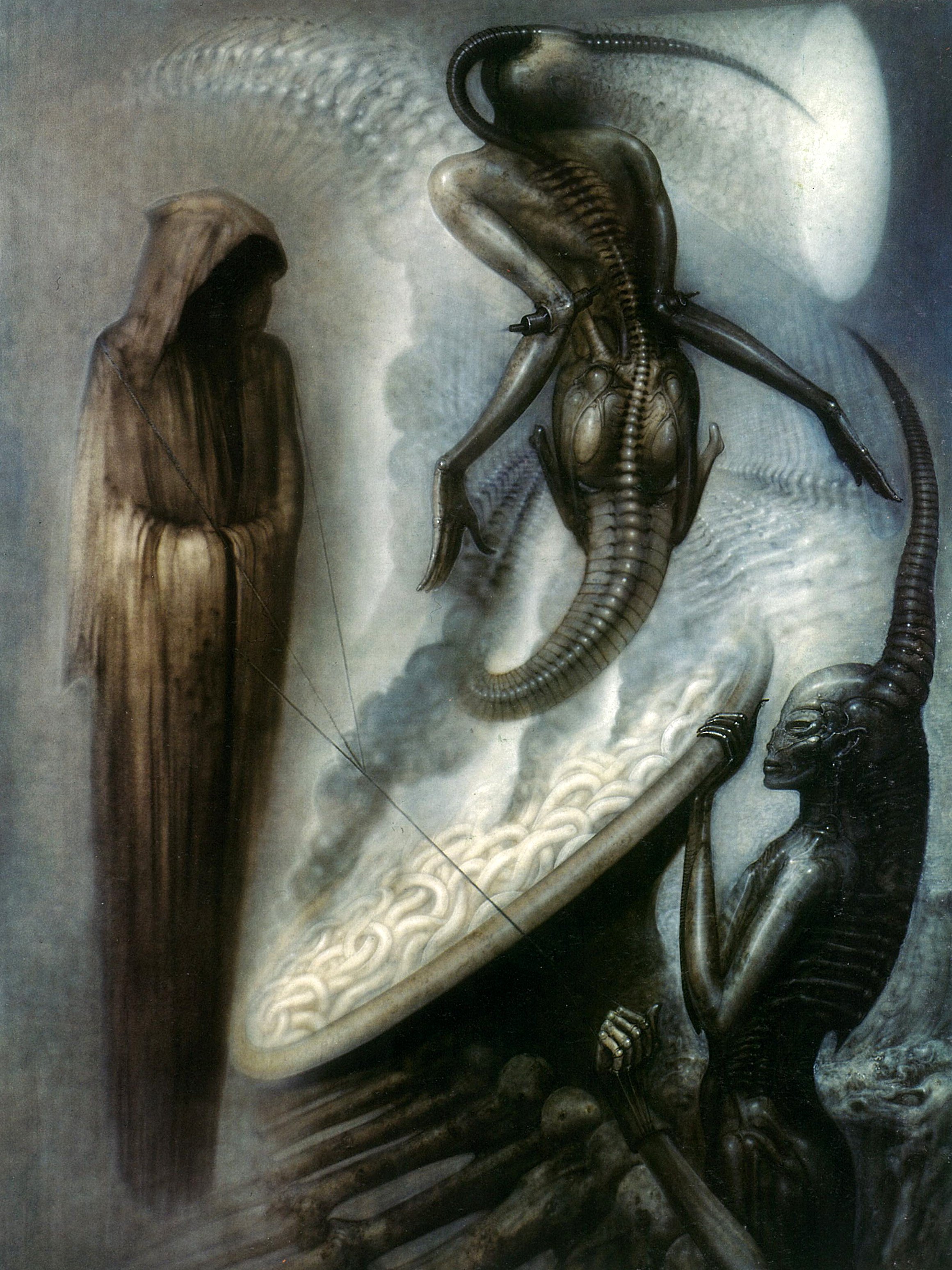 h, R, Giger, Art, Artwork, Dark, Evil, Artistic, Horror, Fantasy, Sci