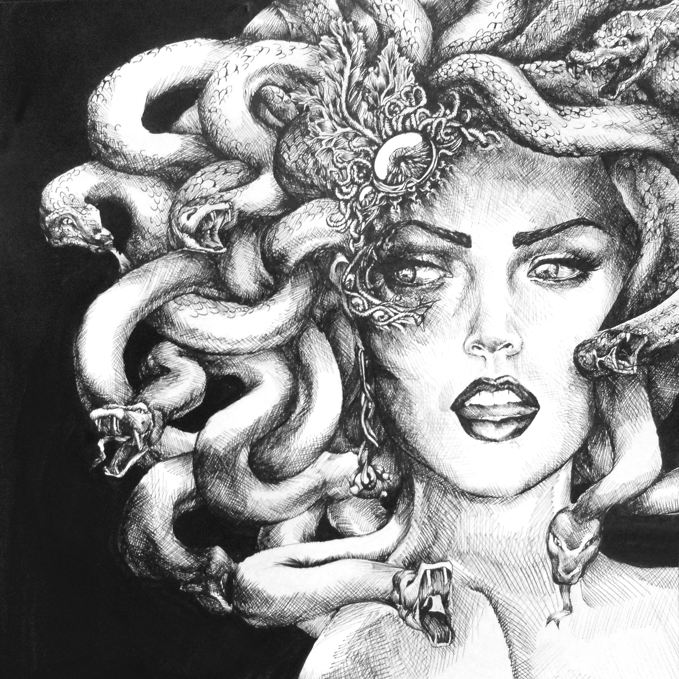 medusa, Monster, Creature, Gods, God, Art, Artwork Wallpapers HD