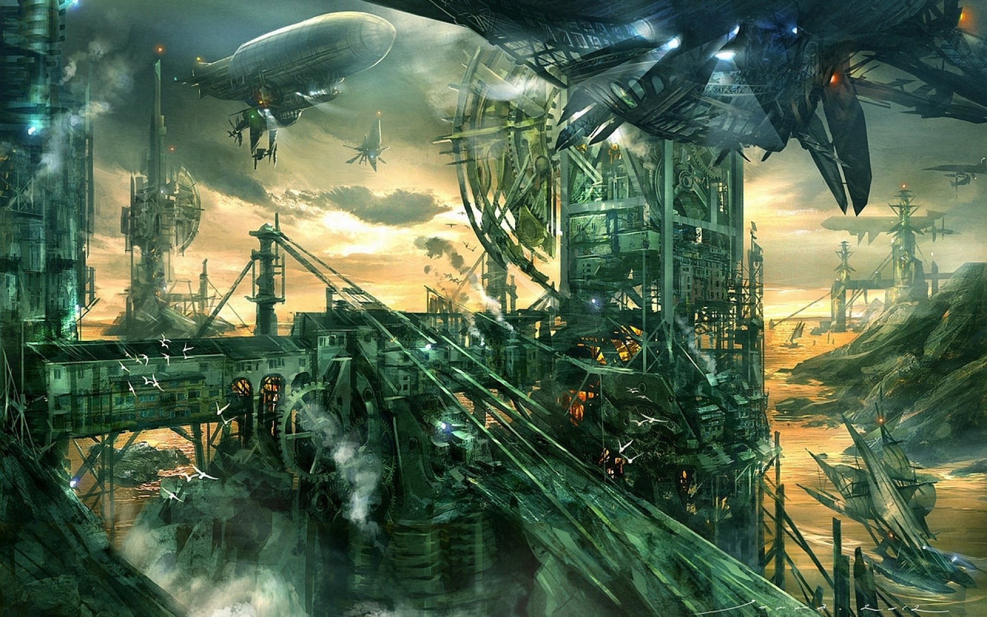 sci fi, Fantasy, Art, Artwork, Science, Fiction, Futuristic, Original, Adventure, Fantasy Wallpaper