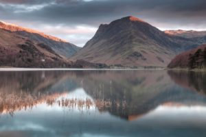 england, Lake, Mountains, Landscape, Clouds, Reflection