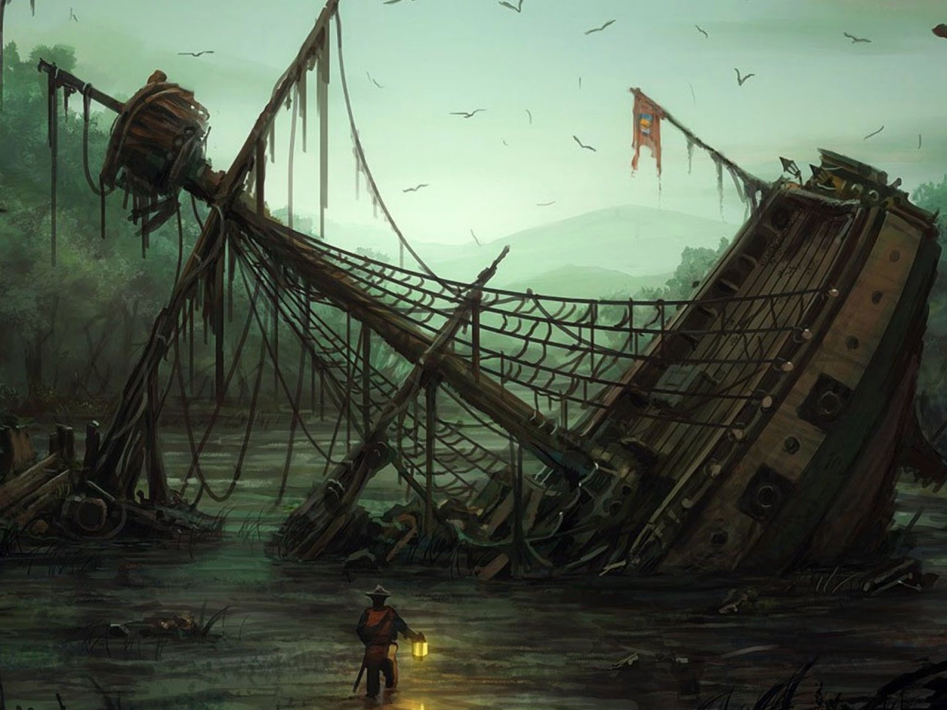 fantasy, Art, Artwork, Artistic, Original, Pirate, Pirates Wallpaper