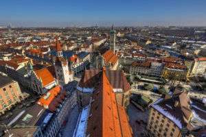 munich, Germany, Building, Roof, Panorama