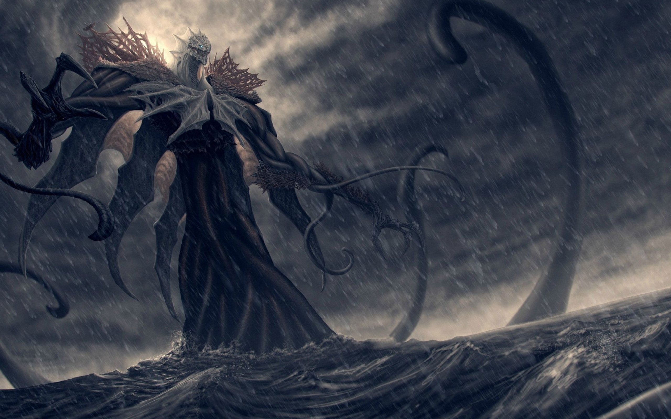 fantasy, Original, Art, Artistic, Artwork, Sea, Ocean, Creature, Monster Wallpaper