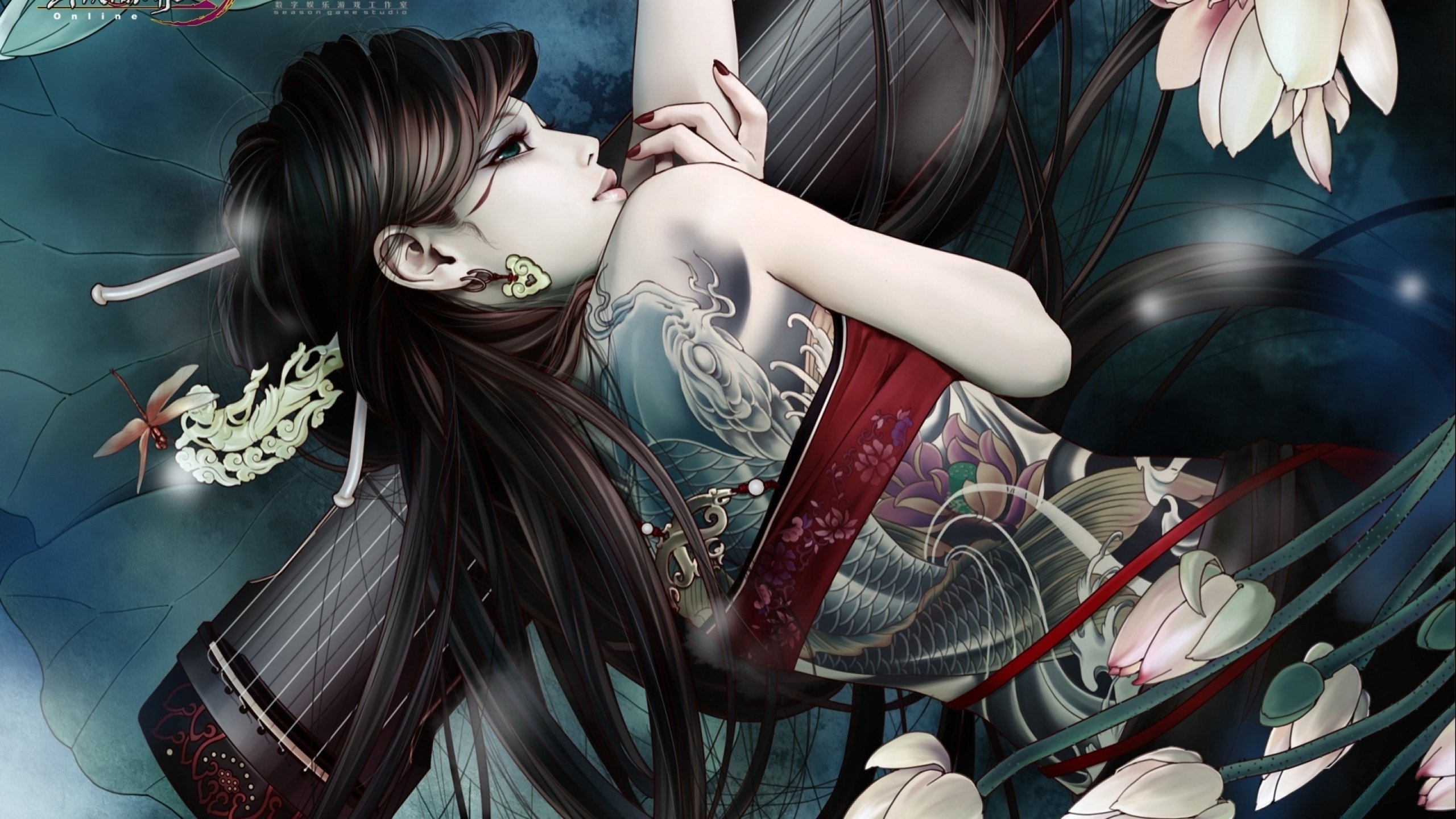 fantasy, Original, Art, Artistic, Artwork, Tattoo, Girls, Girl Wallpaper