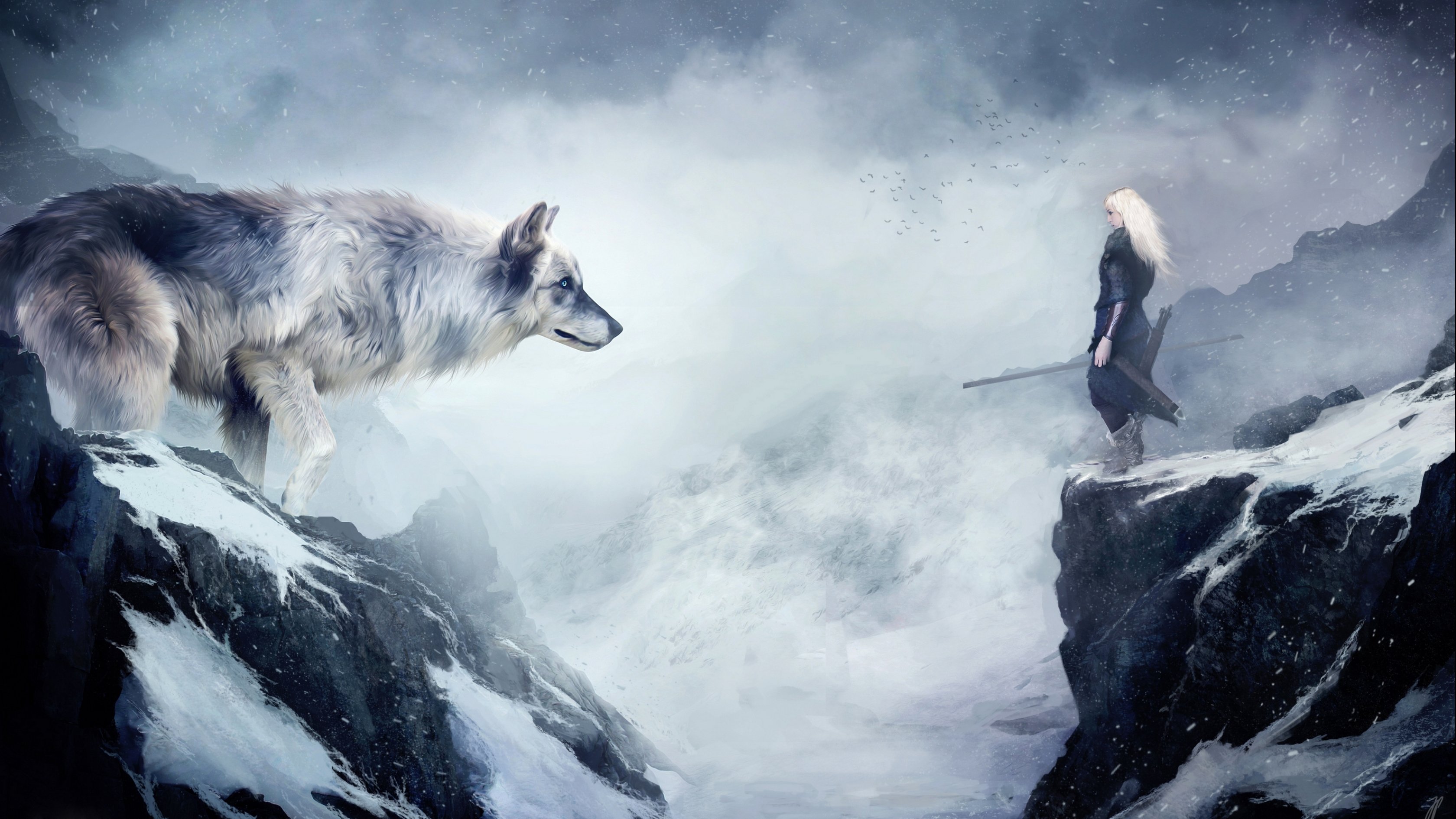 fantasy, Original, Art, Artistic, Artwork, Wolf, Wolves Wallpaper