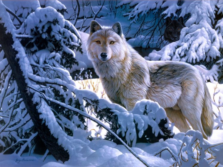 fantasy, Original, Art, Artistic, Artwork, Wolf, Wolves HD Wallpaper Desktop Background