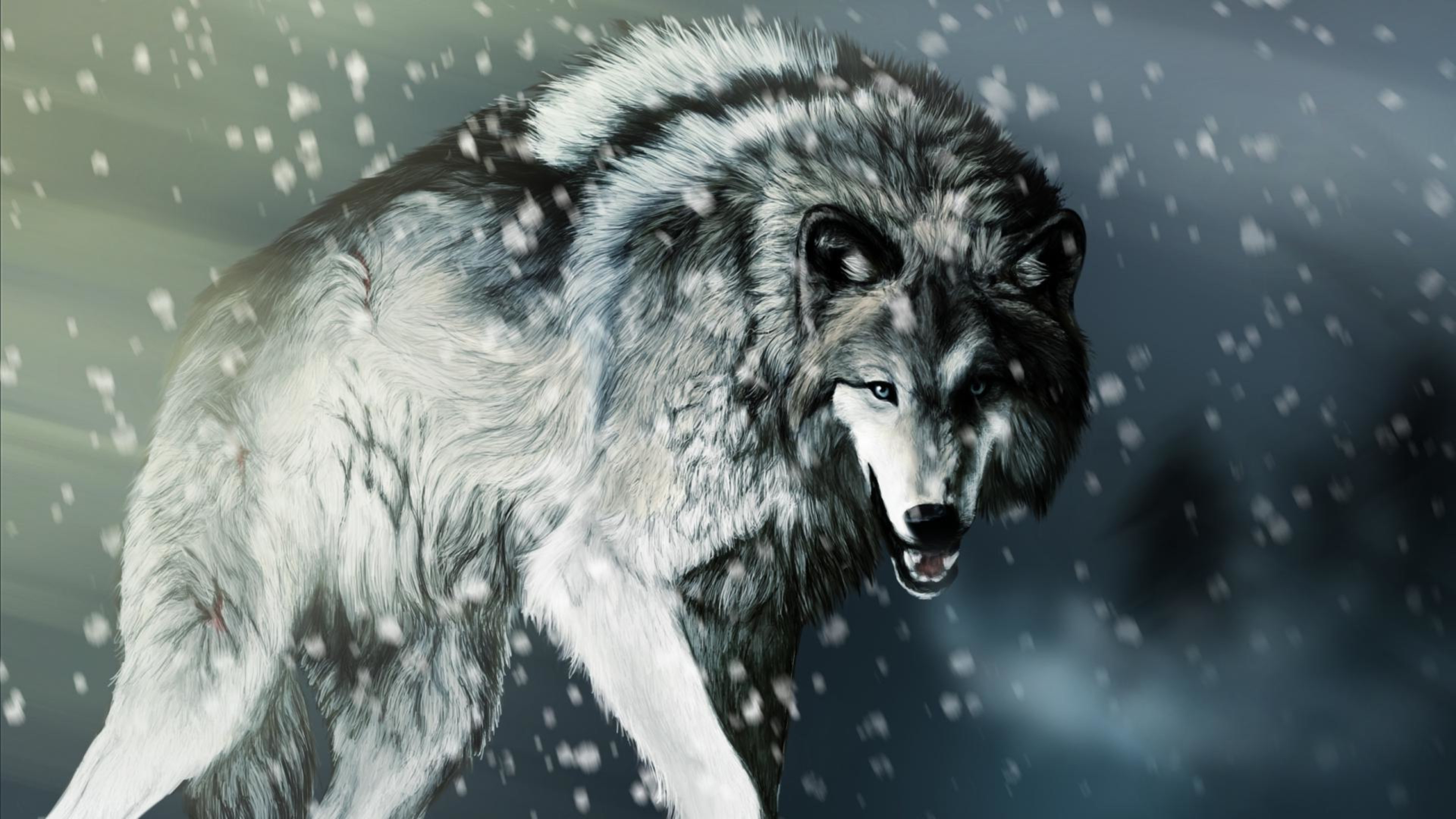 fantasy, Original, Art, Artistic, Artwork, Wolf, Wolves Wallpaper