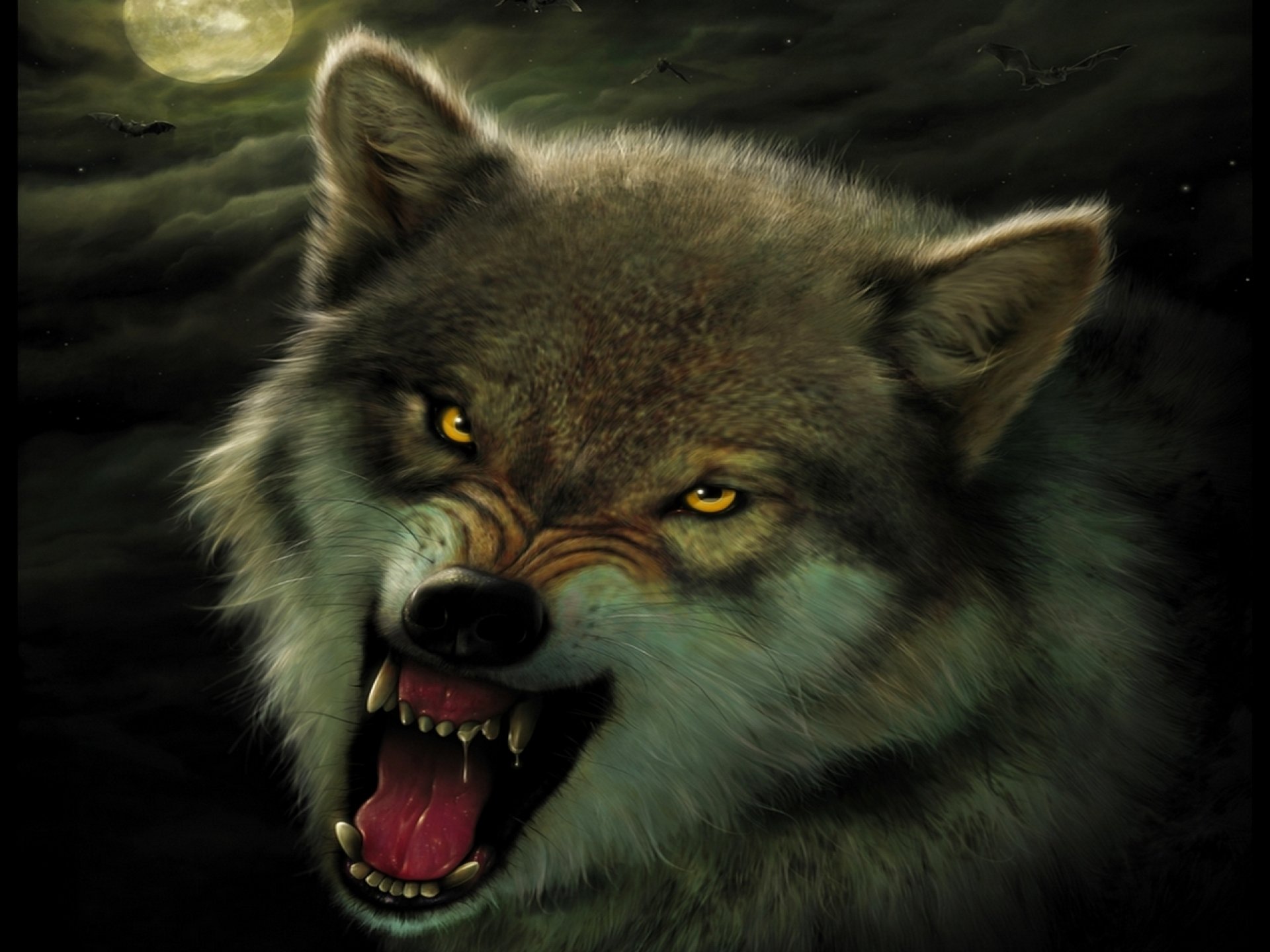 fantasy original art artistic artwork wolf wolves wallpapers hd