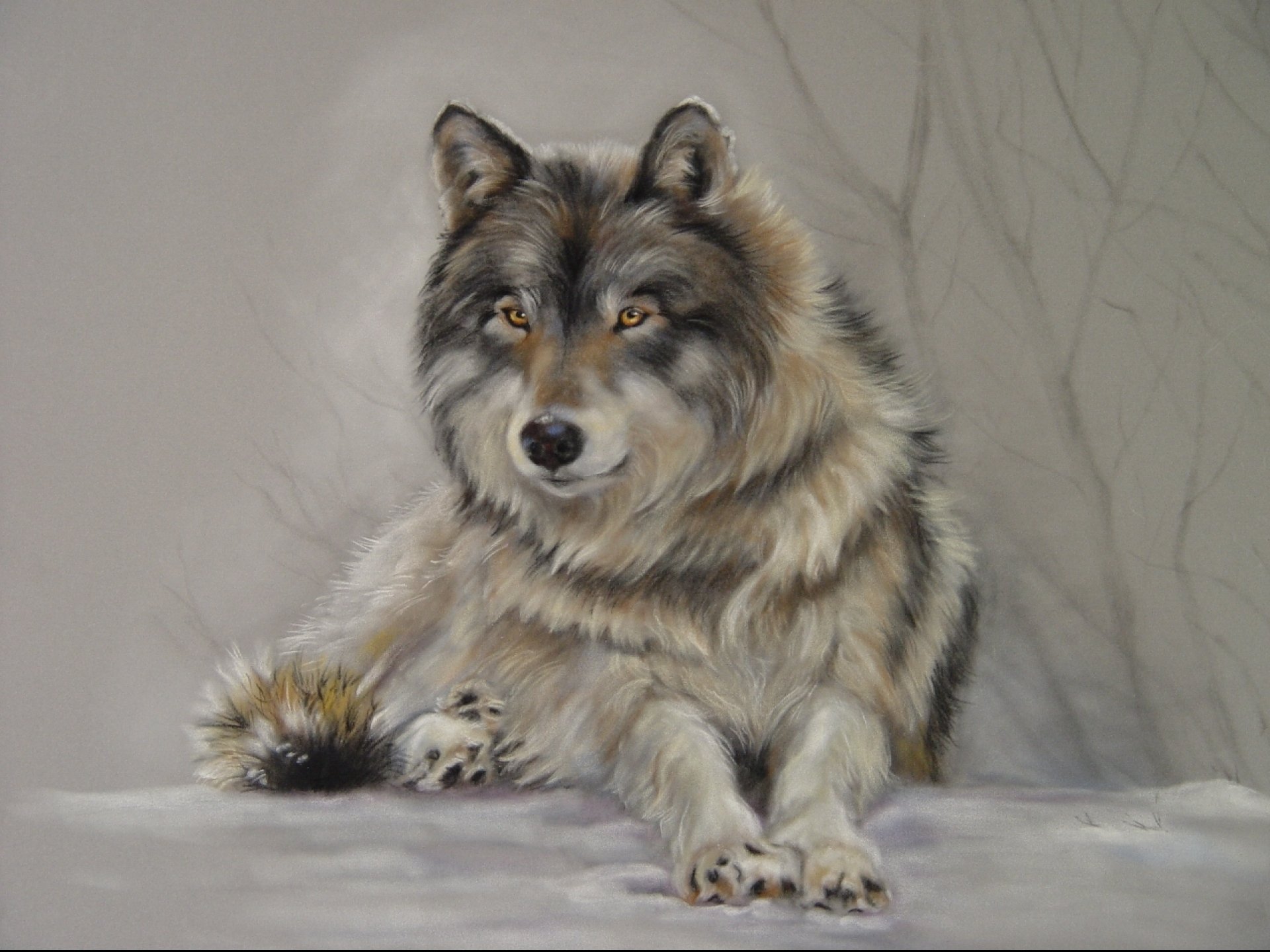 fantasy, Original, Art, Artistic, Artwork, Wolf, Wolves Wallpaper