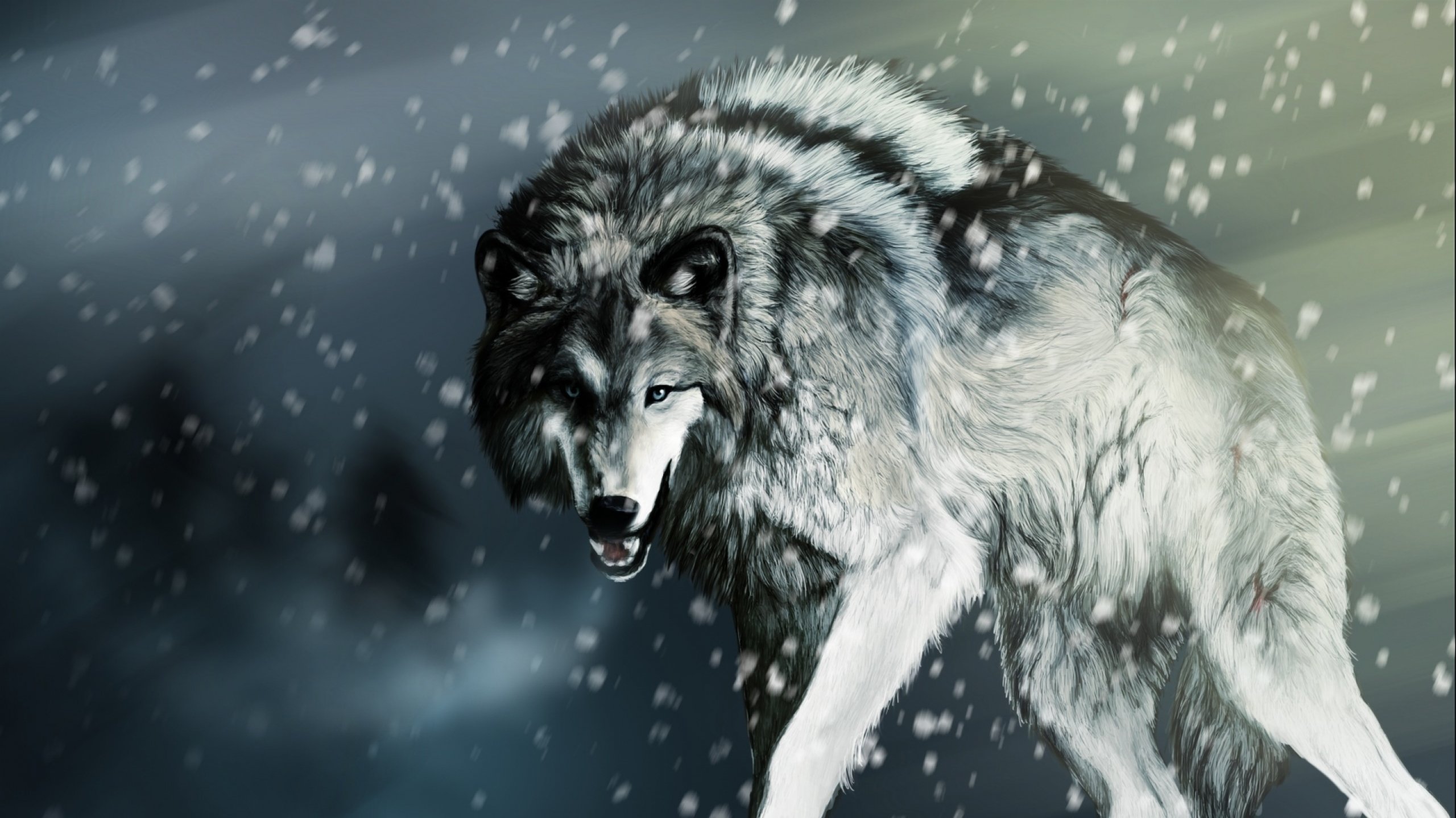 fantasy, Original, Art, Artistic, Artwork, Wolf, Wolves Wallpaper