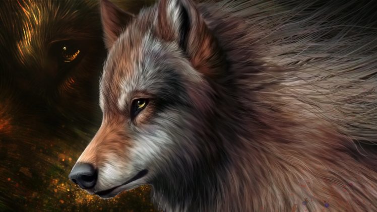 fantasy, Original, Art, Artistic, Artwork, Wolf, Wolves HD Wallpaper Desktop Background