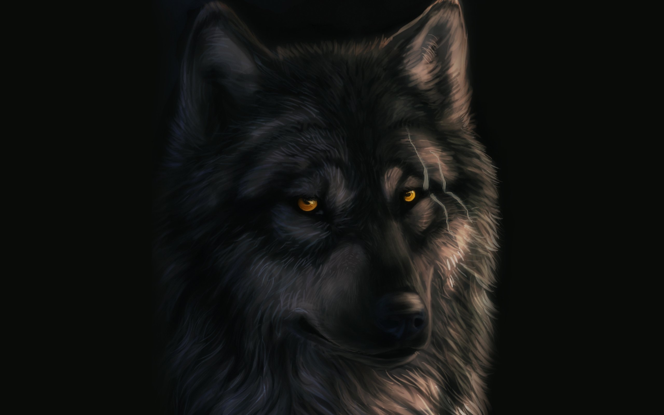 fantasy, Original, Art, Artistic, Artwork, Wolf, Wolves Wallpaper